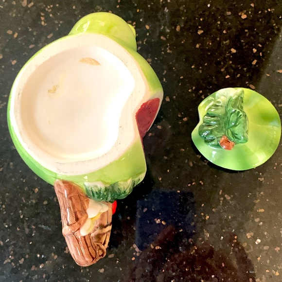 Teapot mini porcelain glazed vintage - Picture 5 of 5